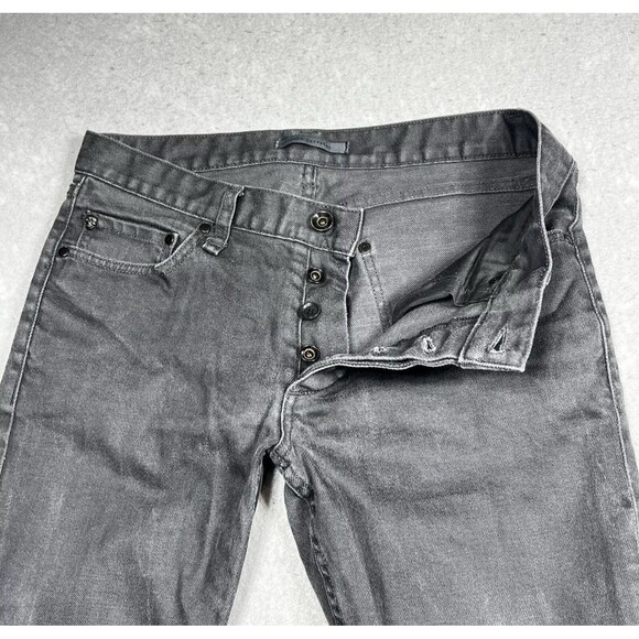 John Varvatos Jeans Mens 30 Gray Pockets Skinny Straight Cotton Blend Runs Small - Picture 3 of 12